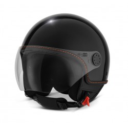 VESPA ΚΡΑΝΟΣ VISOR 4.0 DEMI-JET HELMET BLACK